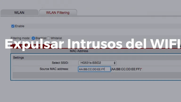Expulsar intrusos del wifi sin cambiar la clave de CNT